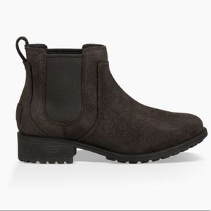 Ugg Bonham Chelsea Boot in Black Suede size 10